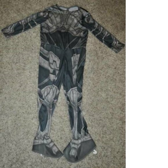 Superman Faora Halloween Costume 4/6 Jumpsuit w/ Boot Tops, Cape, Belt Girls - Picture 3 of 6